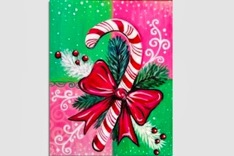 Paint Nite: Christmas Candy Cane Ornament